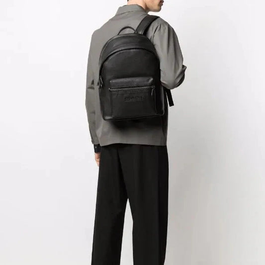 COACH CHARTER PEBBLED LEATHER BACKPACK