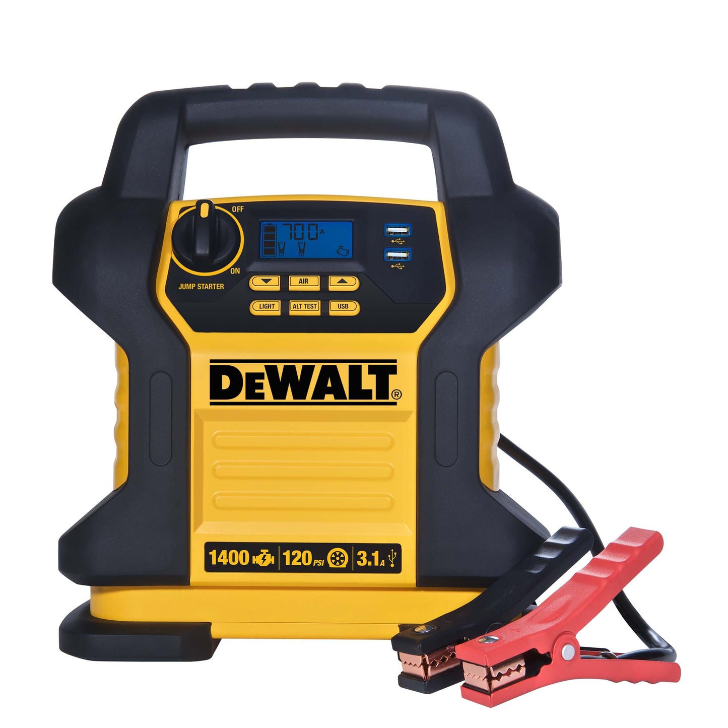 DEWALT 1600A JUMP STARTER W/ COMPRESSOR